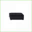 Canapé modulaire 4 pièces 120 po en velours noir moderne pour le salon | Noir | Velours | Sans accoudoirs