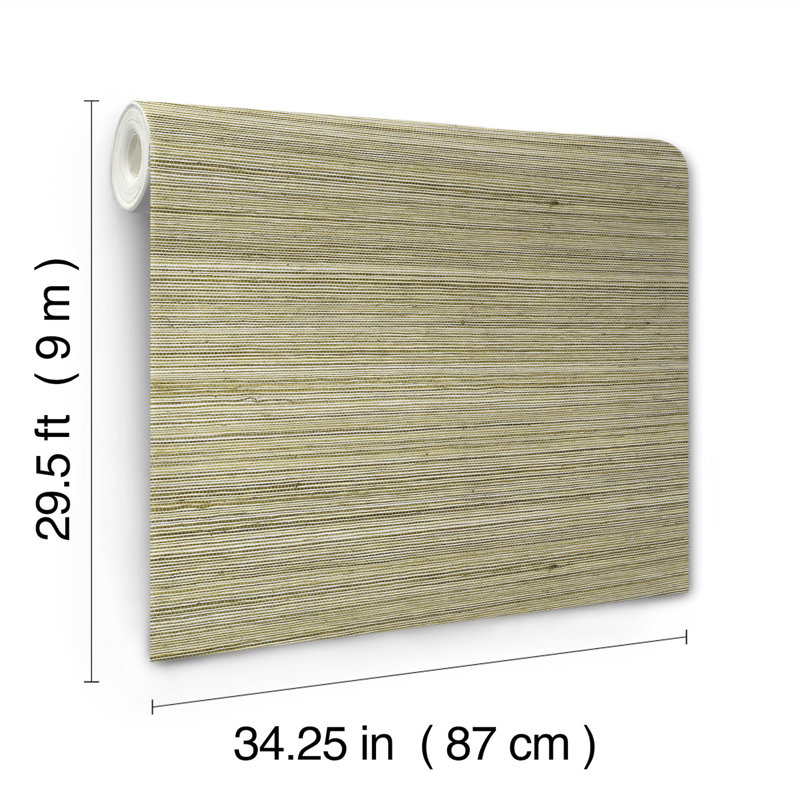 Raffia Wallpaper, Gray