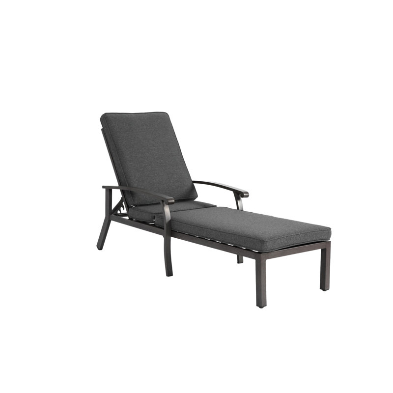 Méridienne en aluminium coulé, Gris