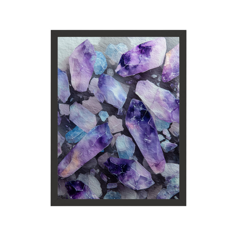 Amethyst Glow, 20" H x 26" W