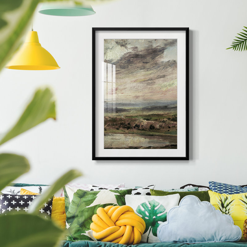 Paysage rétro CCIX - impression encadrée