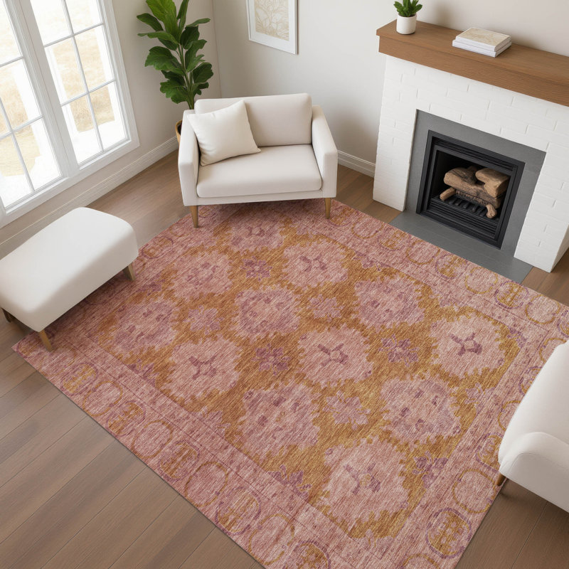 Tapis de qualité supérieure à bordure lavable lavable à la machine AMF1760, Rectangle 10 pi x 14 pi