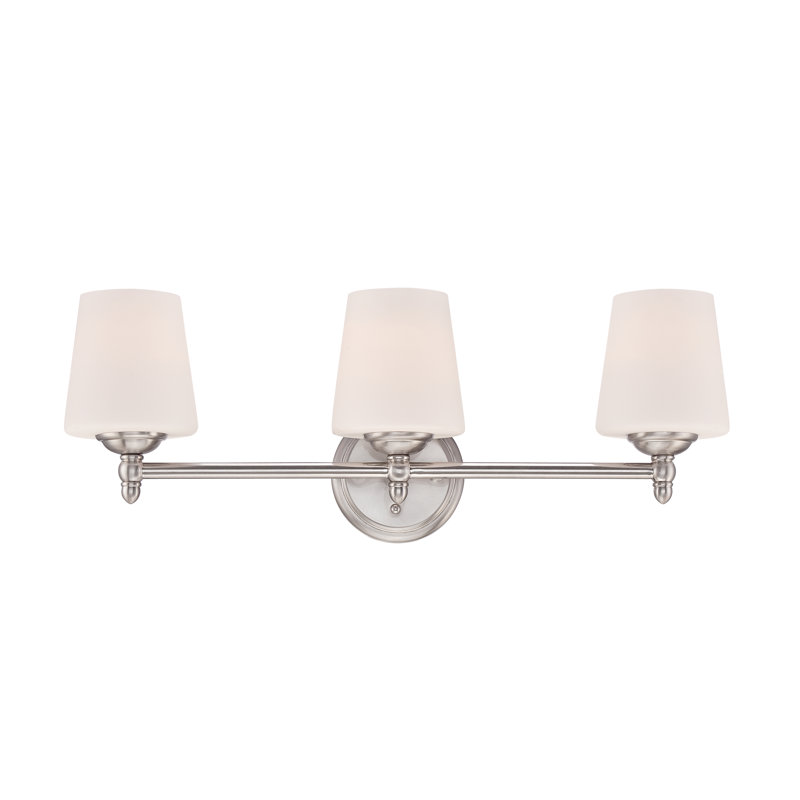 Aghaboy 3 - Light Dimmable Bath Bar, Brushed Nickel