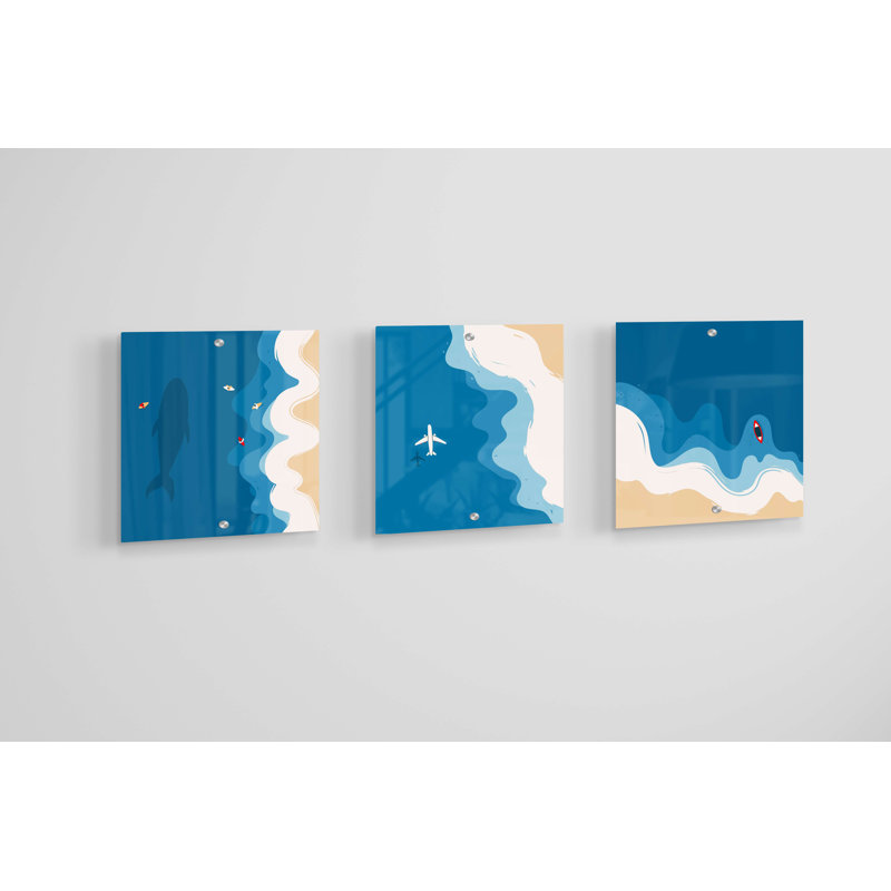 Handmade Coastal Wall Decor on Acrylic