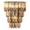 Tiered Crystal Wall Sconce