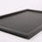 Black Metal Beveled Picture Frame - Set of 5