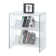 Allegonda Bookcase with Glass Frame