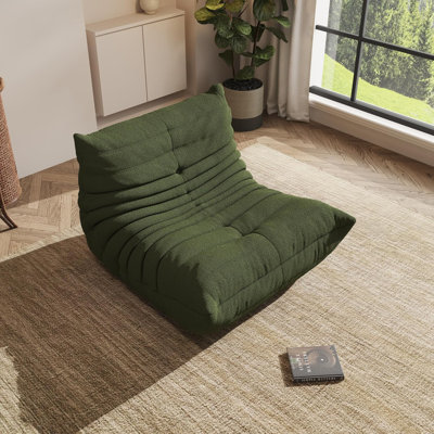 Bean Bag Chair, Oversized Bean Bag Chair for living Room, Fireside Chair for adults with Memory Foam Filled, Big Accent Sofa Lounge Floor Sofa for Gam