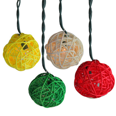 Multi-Coloured Clear Ball Party Lights