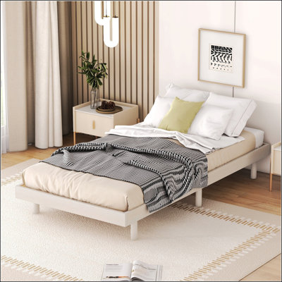 Structure de lit plateforme flottante de conception moderne