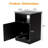 Yokota Modern Nightstand With Door & Open Shelf-1088746417