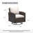 Outdoor Patio Swivel Rattan Rocking Chair with Cushions-1860088967