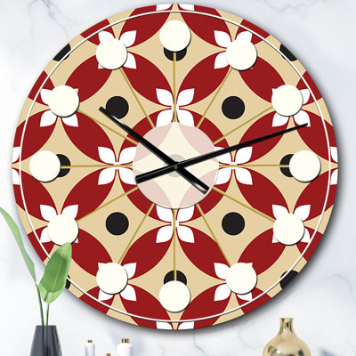 Horloge murale rétro Mid-Century