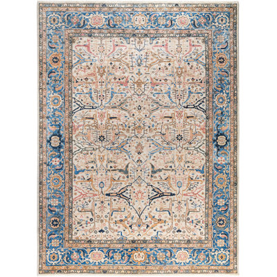 Raffin One-of-a-Kind Hand-Knotted Area Rug - Ivory, 8' 9" x 11' 10"