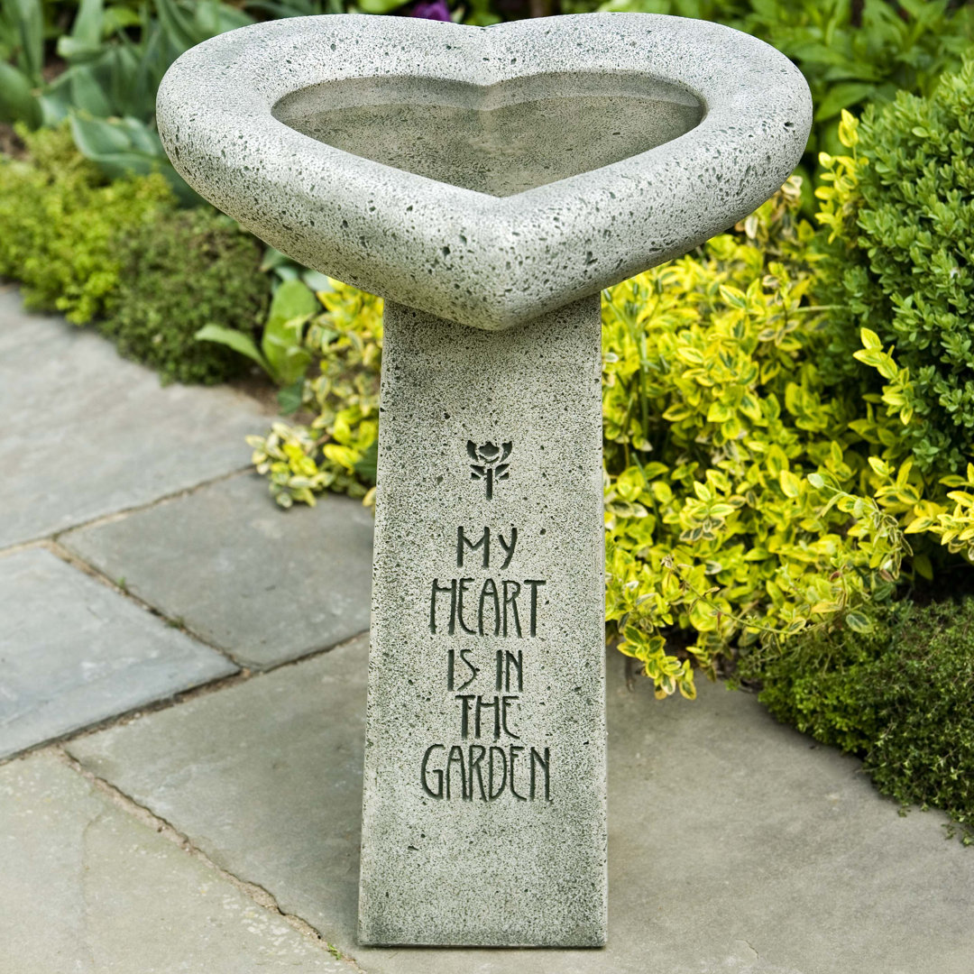 Concrete Pedestal Birdbath Campania International