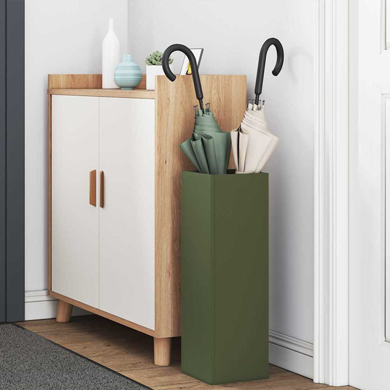 Metro Lane Steel Storage Tub & Tote, Olive