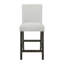 Ensemble de table de comptoir en bois 6 pièces Wyncote avec 4 chaises et banc, gris pierre