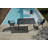 Tline Rectangular Metal Outdoor Dining Table , 63'' in. W 31.5'' in. D-56849090