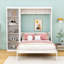 Lit escamotable en bois avec tablettes et lattes Geva-631003915-631003914
