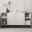 Buffet de cuisine Mid-Century moderne blanc