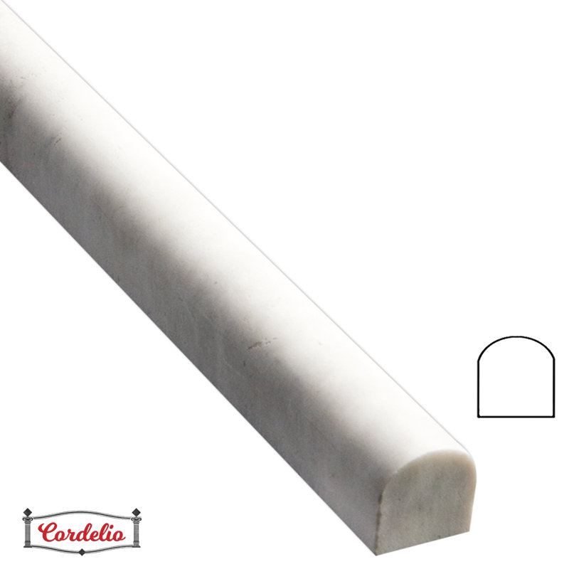 BULLNOSE BIANCO V. DOLOMITE HONED
