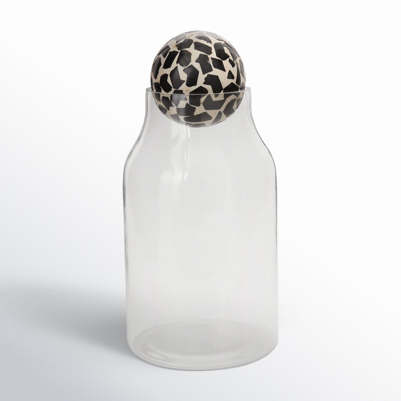 Terrarium en verre Alyssa, H 12 po x l 5,5 po x P 5,5 po