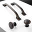 Oil Rubbed Bronze Cabinet Pulls 3 Inch Drawer Pulls 10 Pack,Brushed Bronze Kitchen Cabinet Handles, Screws Included, Easy Install, Solid Arch Hardware, for Dressers Bathroom Vanity