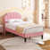 Auxter Upholstered Platform Bed Frame with Adjustable Headboard