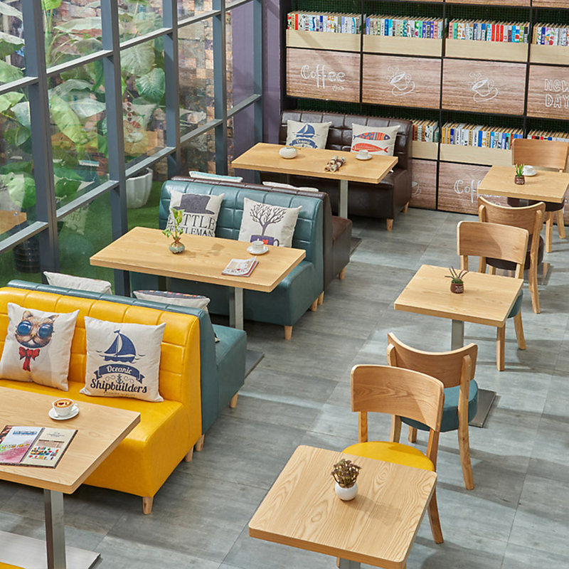 Banc rembourré en similicuir, Café