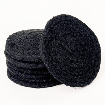 Cotton Round 8 Piece Coaster Set