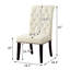 Chaise d'appoint capitonnée Jackye avec garniture cloutée-888591515-888591509