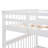 Stairway Full-Over-Full Bunk Bed With Storage And Guard Rail For Bedroom, Dorm