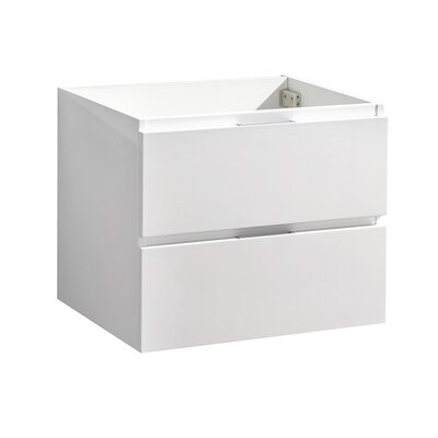 Formosa Fresca 24"" Wall Mounted Single Sink Bathroom Vanity Base Only -  FCB8324WH