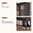 Black Solid Wood + Glass Display Cases-121577083-121577079