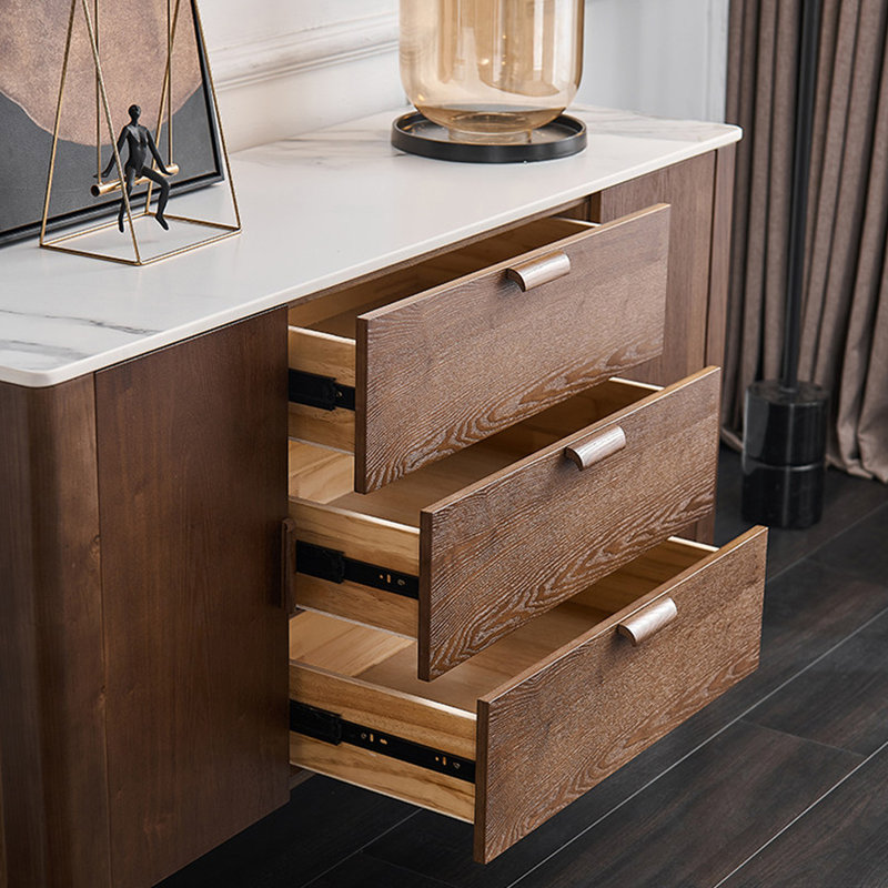 Modern minimalist light luxury side cabinet