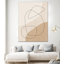 «Graphic Shapes A Lines Affiche» par Elena