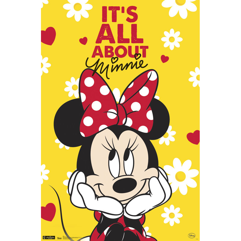Minnie mouse-impression sur papier classic