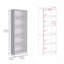 2 Piece Home Bookcase Set,  With 10 Shelves-757565720-757565727