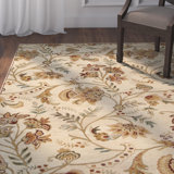 Broomhedge Wool Floral Indoor Rug