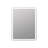 28 in.W x 36 in.H Wall Mounted Bathroom Rectangle White Framed LED Mirror With Anti-Fog, Memory Function-1536167640-1536167641
