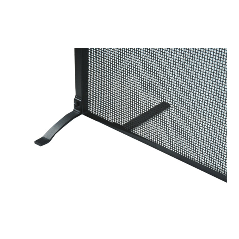 Prime 1 Panel Steel Fireplace Screen, 45" H x 48" W x 15" D