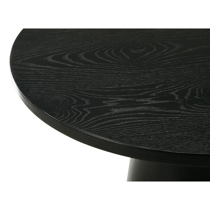 Table de bout ronde avec base piédestal