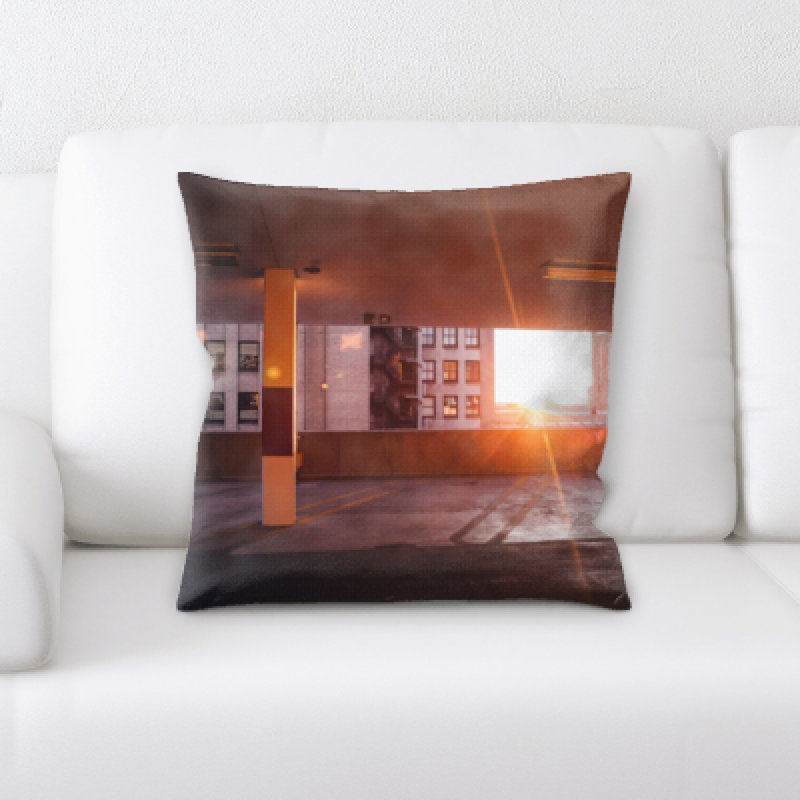 Illuminated Microsuede Reversible Throw Pillow