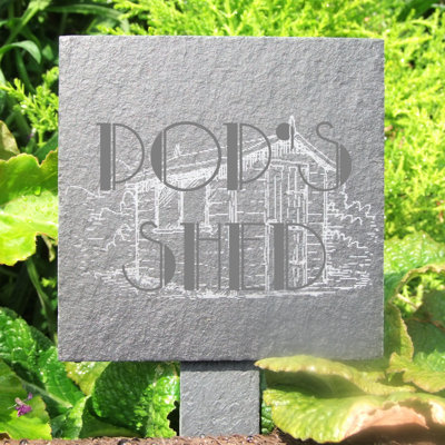 Pleasanton Stone Plants & Flowers Garden Sign