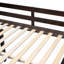 Lit mezzanine double avec 3 tiroirs Bureau d'écriture rétractable, fabrication en bois, L 93,8 po x l 57,5 po x H 43,8 po-308335438