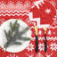 mark Resistant Christmas Tablecloth – Washable Polyester Table Cover – Reindeer & Snowflake Print, Festive Red, Easy Clean – Perfect for Holiday Parties, Kitchen & Dining – 52"x52" Square – Red bottom