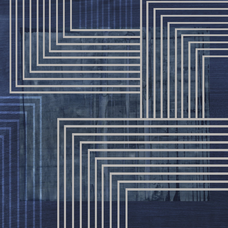 Beneath The Dark Blue Waves II, H 12 po x l 12 po