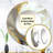 Presten White And Gold Marble Abstract III - Marble Decorative Wall Mirror, White Round Mirror, Printed Metal Art-643829238