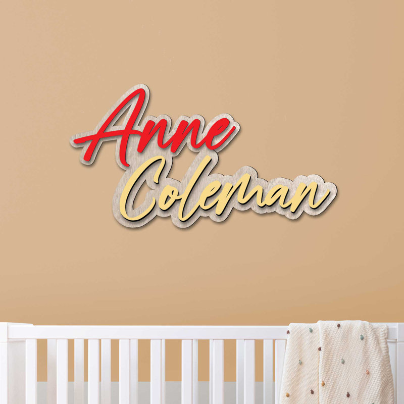 Décoration murale personnalisable, H 16 po x l 24 po x P 0,5 po, Oui