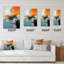 Cangelosi - Peinture abstraite horloges murales-299316323